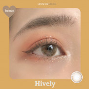 Kính áp tròng HIVELY BROWN của Olens (Hsd 3-6 tháng)