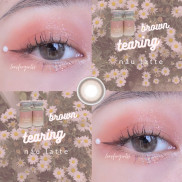 Kính áp tròng nâu latte giãn nhẹ Tearing Brown chính hãng Lensme | Hạn sử dụng 3-6 tháng