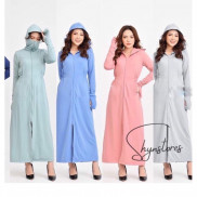 Áo chống nắng nữ toàn thân dáng dài Shynstores vải kim cương nhiều màu freeship