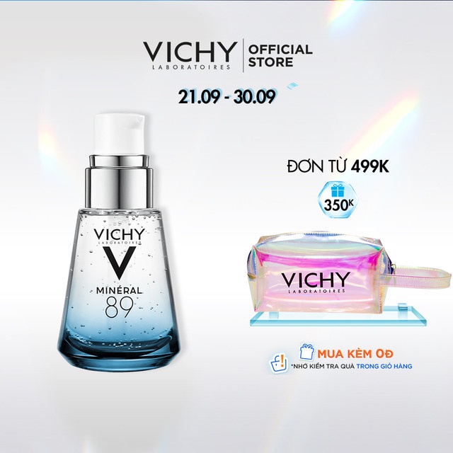 Dưỡng chất giàu khoáng chất Mineral 89 giúp da sáng mịn và căng mượt Vichy Mineral 89 30ml