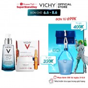 Bộ serum khoáng phục hồi chuyên sâu và làm sáng da Vichy Mineral 89