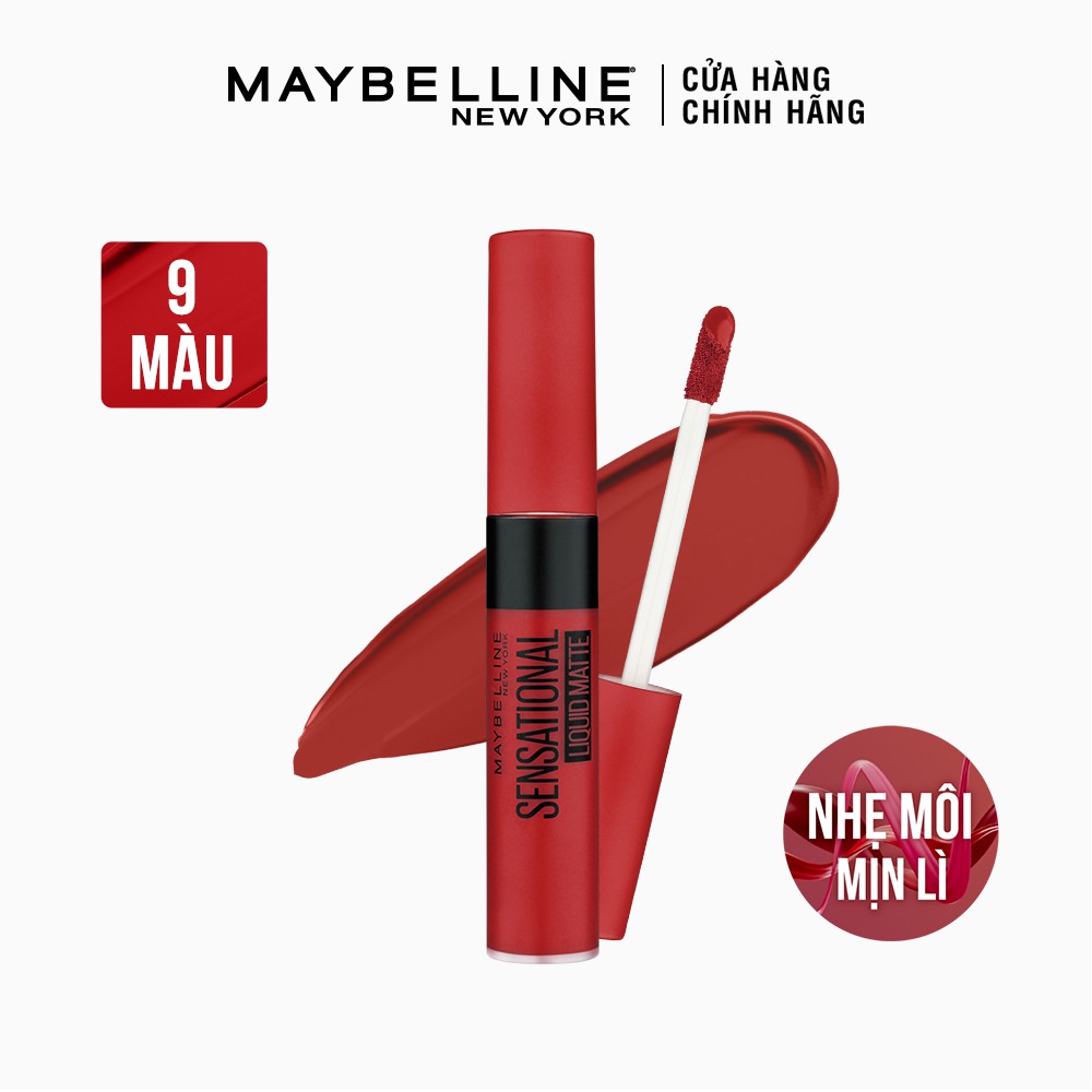 Son Kem Lì Nhẹ Môi Maybelline New York Sensational Liquid Matte Lipstick 7ml
