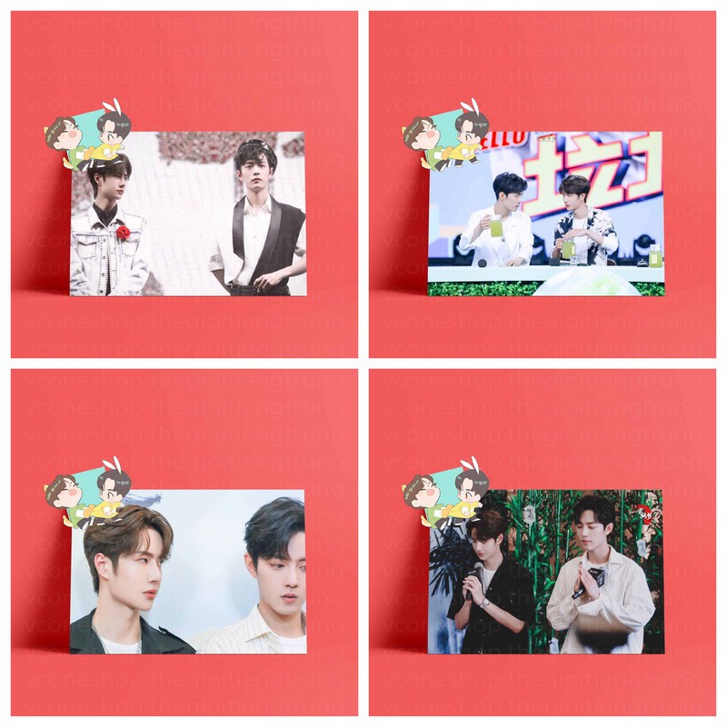 Tấm Poster cao cấp BÁC QUÂN NHẤT TIÊU VƯƠNG NHẤT BÁC TIÊU CHIẾN Trần Tình Lệnh giấy 260gsm A4 thần tượng idol