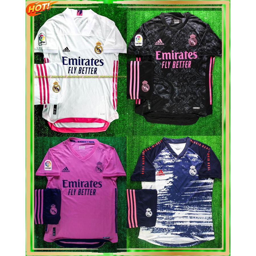 Hàng Thailand Super Bộ Áo bóng đá Real - Real Madrid 2020/2021 chuẩn thi đấu