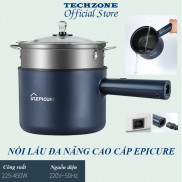 Nồi Điện Đa Năng Mini Epicure Dung Tích 1.8 lít, Nồi Lẩu Chống Dính Cao Cấp Có Đến 6 Chế Độ Nấu Mì,Nấu Lẩu,Hầm Cháo..