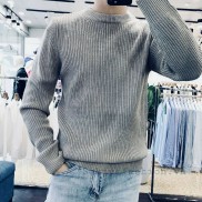 (Quà Tặng Móc Dán Tường) Áo len nam cổ tròn HẠT GẠO dài tay đẹp giá rẻ FAVITI AL69