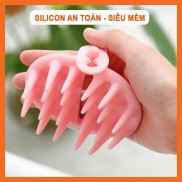 Lược gội đầu silicon đạt chuẩn an toàn chất lượng FDA Siêu mềm; Lược chải tóc massage gội đầu mềm nhất - LOẠI TO