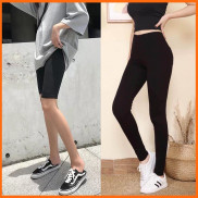 Quần legging dài ngắn MADELA, Quần legging lửng nữ thể thao, Quần legging nữ nâng mông