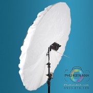 Dù phản trắng, phản bạc 16 cạnh 150cm, 180cm kèm vải softbox lọc sáng