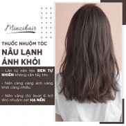 Thuốc Nhuộm Tóc Màu Nâu Khói Lạnh (Nâu Lạnh Ánh Khói) | Lên Từ Nền Đen Không Tẩy | Minzihair