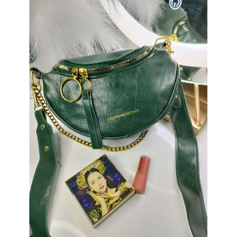 túi da bao tử dây xích