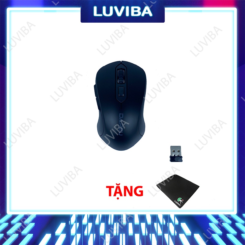 Chuột máy tính không dây DAREU gaming chơi game dễ thương LUVIBA LM115