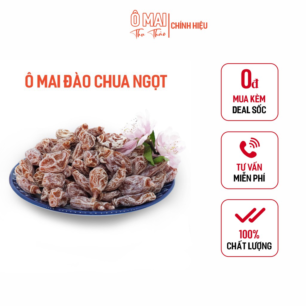 Ô Mai Đào Bao Tử Chuẩn Vị Chua Ngọt, Bổ Sung Vitamin C, Cải Thiện Làn Da