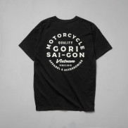 Áo thun tay lỡ GORI phông Unisex nam nữ Cotton 100% form rộng tay lỡ Áo thun Gori Tee - Season 4 - Đen Gori VietNam.
