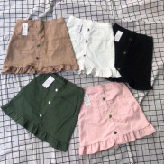 Chân váy đuôi cá nút