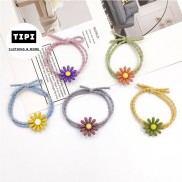 Buộc tóc siêu rẻ hoa cúc sắc màu