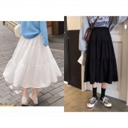 Chân váy voan ngắn 2 tầng, chân váy ngắn phong cách Ulzzang cama store