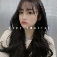 Tóc giả nữ nguyên đầu dạng xoăn dài trẻ trung năng động phụ kiện tóc nữ cao cấp
