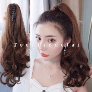 Tóc giả nữ ngoạm xoăn siêu hot / tóc giả nữ cột buộc dạng xoăn dễ dùng cực tiện