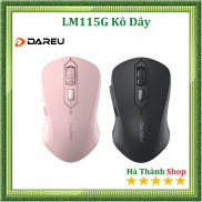 Chuột Dareu LM115G Pink / Black / White không dây - có nút trợ năng- bắt xa 10m
