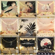 Tranh vải treo tường size to tặng móc treo, thảm treo tường decor phòng ngủ đẹp