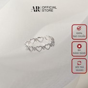 Nhẫn bạc nữ đẹp nhẫn tiny heart trái tim nhỏ đơn giản-AURASILVER-N17