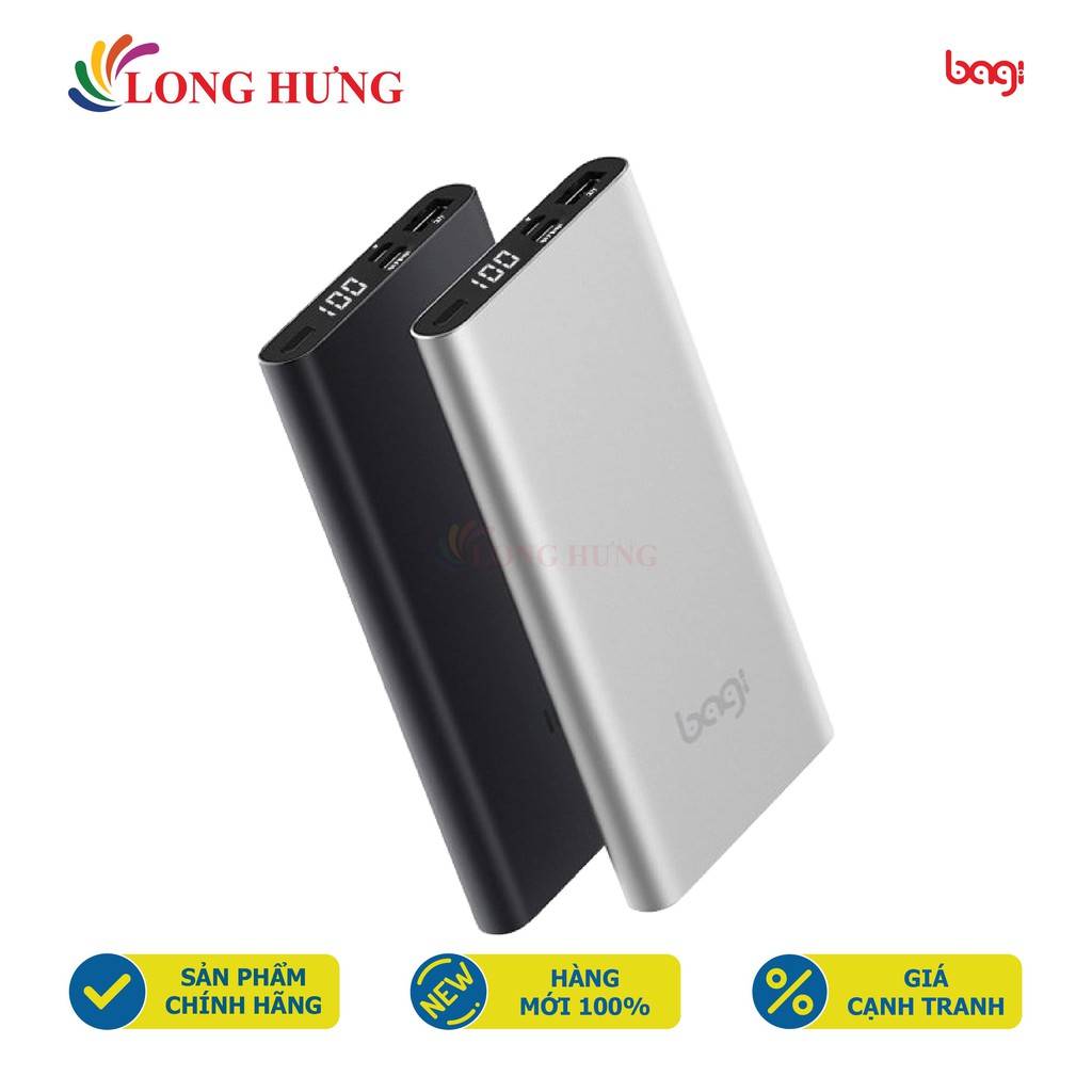 Sạc dự phòng Bagi 10000 mAh PB-P2 - Hàng chính hãng