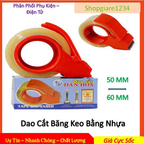 Dao cắt băng keo nhựa khổ 50mm-60mm