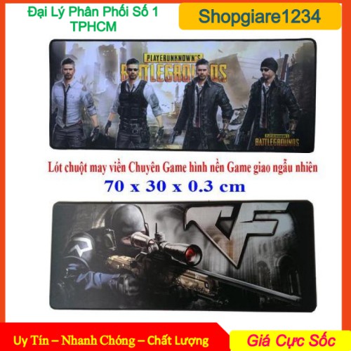 Lót chuột cực đại S1 chuyên game PUBG LOL, DOTA...Size Lớn, May Viền Chống Bong Vải