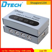 Bộ chia sẻ máy in tự động 4 cổng USB 2.0 Dtech DT-8341
