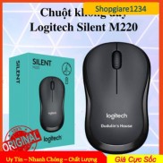 Chuột Không Dây Logitech M220 Không Tiếng Động- Có Công Tắc On/Off  - Độ Nhạy Cao - Bảo Hành 12 Tháng