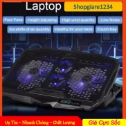 Đế Tản Nhiệt Cooling Pad S18 - 4 FAN Siêu Mát, Giải Nhiệt Cực Nhanh - CÓ ĐÈN LED - Full Box