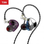 Tai nghe nhét tai TRN ST1 1DD 1BA kiểu Hybrid HIFI kiểu dáng thể thao kèm cáp QDC TRN V90 BA5