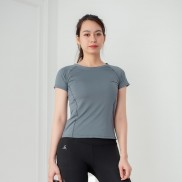 Áo cộc tay thể thao dáng ôm Coolmax Gladimax, đồ tập gym, yoga, aerobic