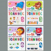 Sách - Giúp Bé Phát Triển Tiềm Năng Toán Học (Combo 4 cuốn, lẻ tùy chọn - 3,4,5,6 tuổi) - Thanh Hà Books HCM