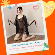 Áo choàng ngủ - Tặng kèm váy ngủ hai dây sexy ,quần chip xinh xắn |có nhiều màu xinh - (CHOÀNG T)