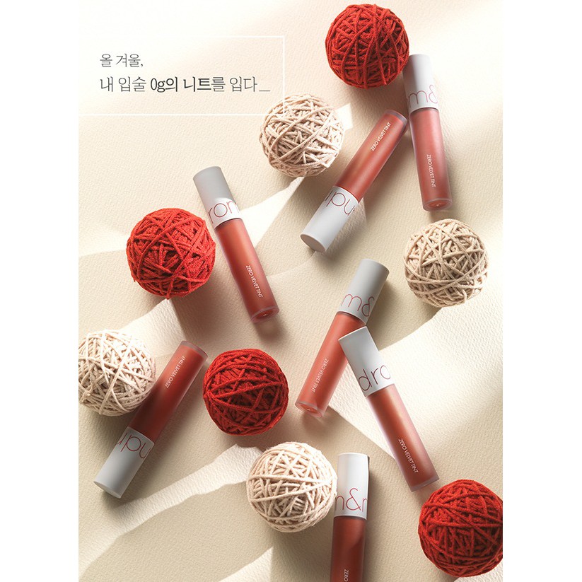 Son Kem Lì Mềm Mượt Romand Zero Velvet Tint