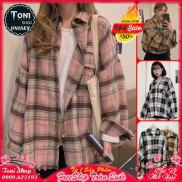 ÁO KHOÁC FLANNEL Nam Nữ Chống Nắng (M110 - Kèm Video Ảnh Thật)