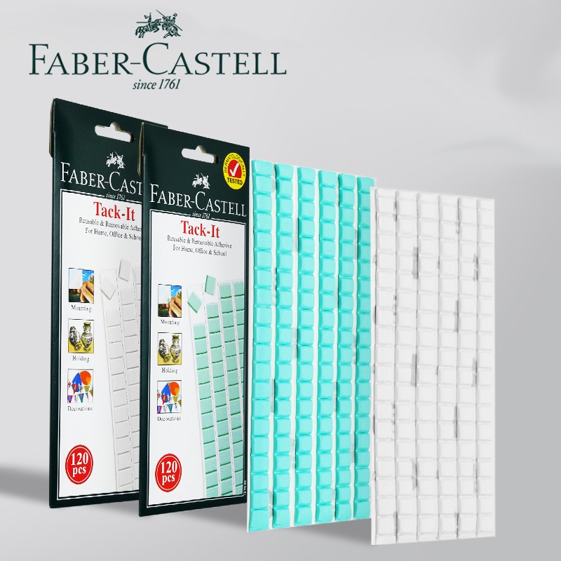 ĐẤT SÉT DÍNH TACK-IT FABER CASTELL VỈ 42 / 90 / 120 MIẾNG