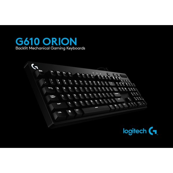 Bàn phím cơ Logitech G610 Orion Blue Backlit (Blue switch)