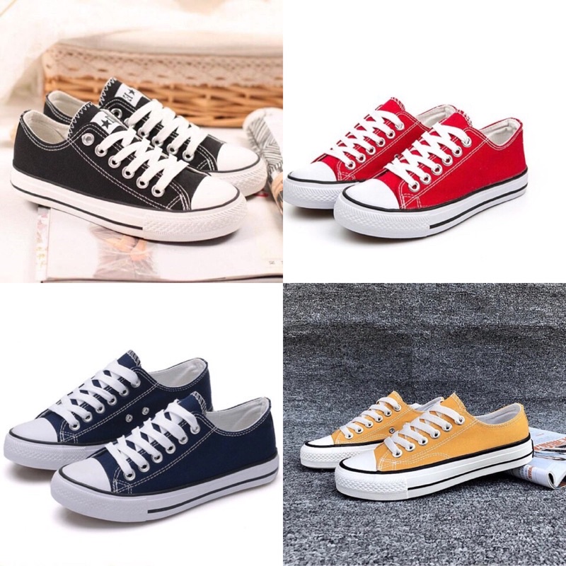 Giày Cv 1970s Thấp Cổ Nữ 4 Màu (Đen,Xanh,Đỏ,Vàng)