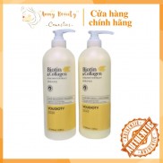 Dầu Gội Xả BIOTIN COLLAGEN VOUDIOTY Siêu Phục Hồi Hư Tổn Và Giảm Gãy Rụng