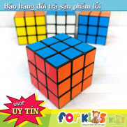 Rubik 3x3 viền đen, đồ chơi phát triển trí tuệ trẻ em