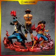 Mô hình One Piece Bộ 3 nhân vật Luffy - Ace - Sabo - Mô hình trang trí One Piece Bão Store