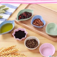 Bát ăn dặm lúa mạch kiểu Nhật mini hình hoa lá xinh xắn dễ thương