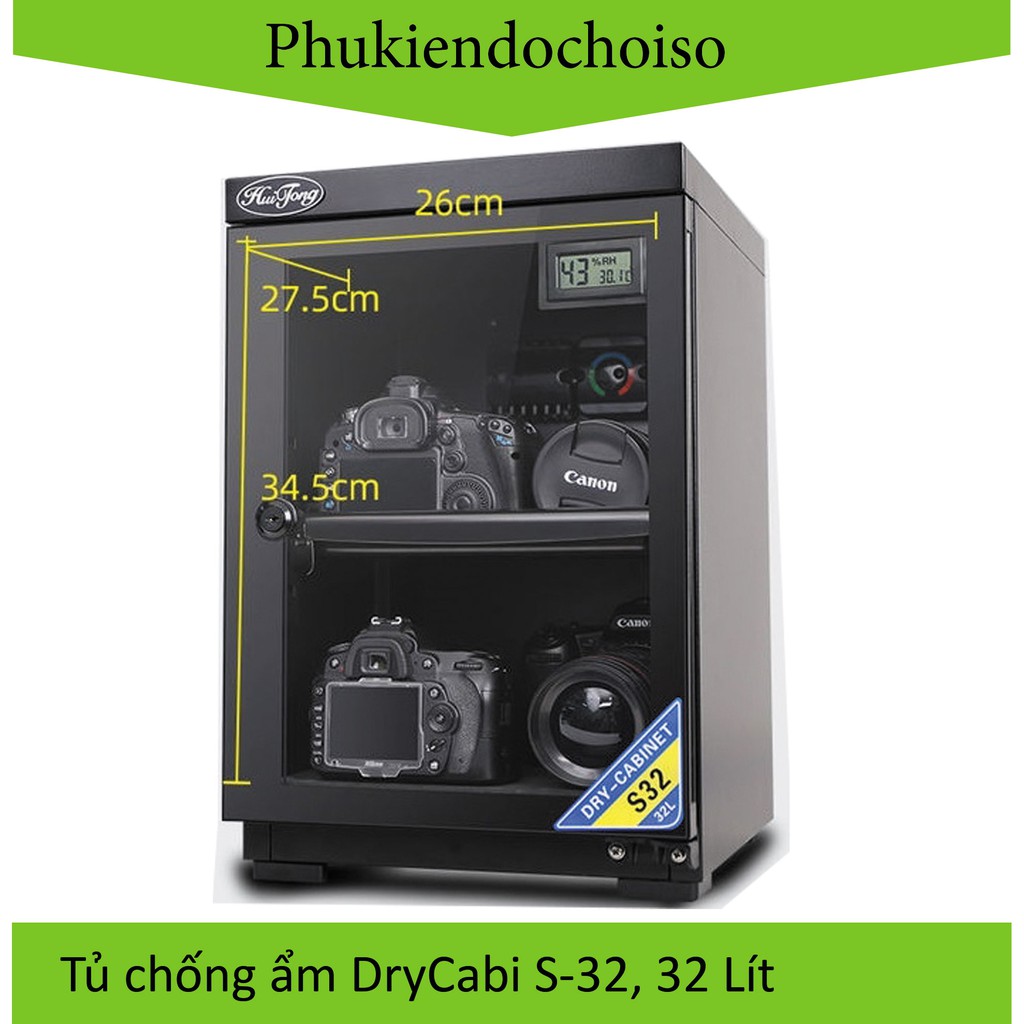 Tủ chống ẩm DryCabi S-32 (32Lít)