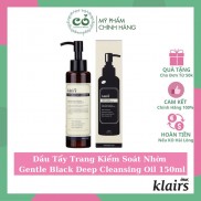 Dầu Tẩy Trang Klairs Gentle Black Deep Cleansing Oil 150ml