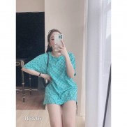 áo phông chữ in nổi L.V