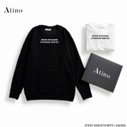 Áo thun dài tay nam DENIM ATINO vải thun cao cấp chuẩn form AN0508
