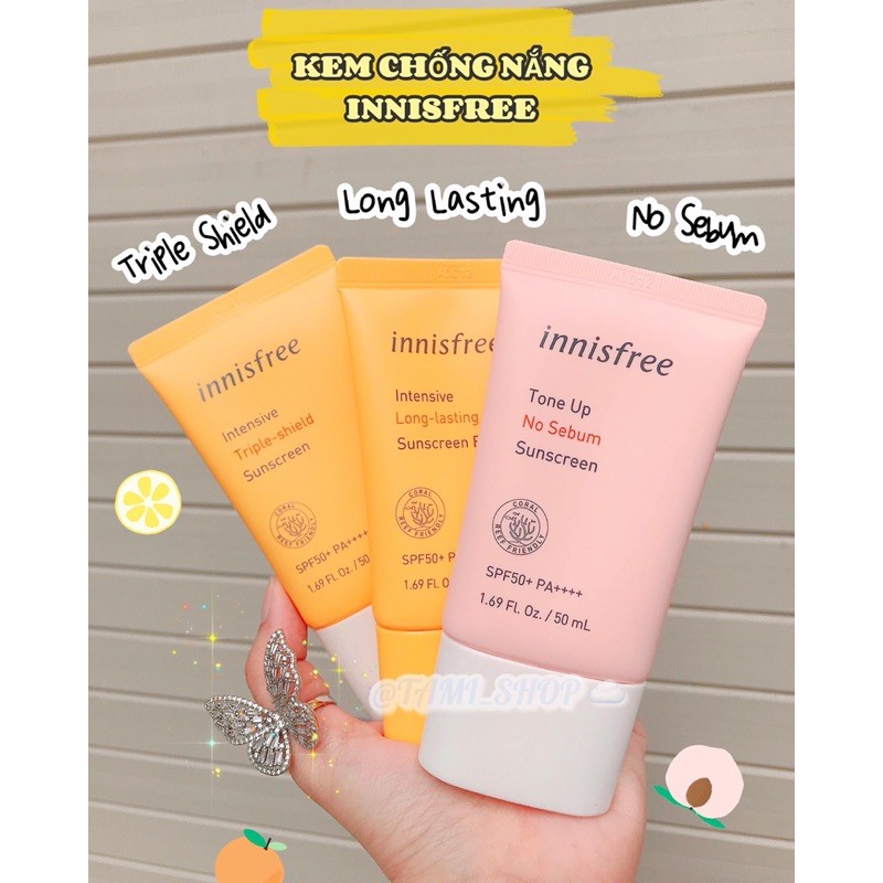 ( MẪU MỚI ) KEM CHỐNG NẮNG INNISFREE